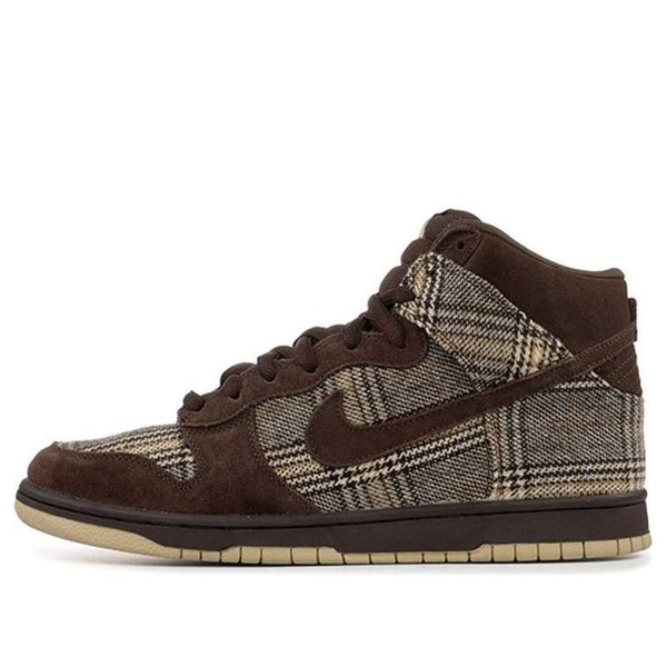 

Кроссовки sb dunk high pro Nike, коричневый