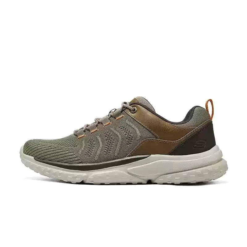 

Skechers Мужские повседневные туфли MENS USA Low Top, серо-коричневые