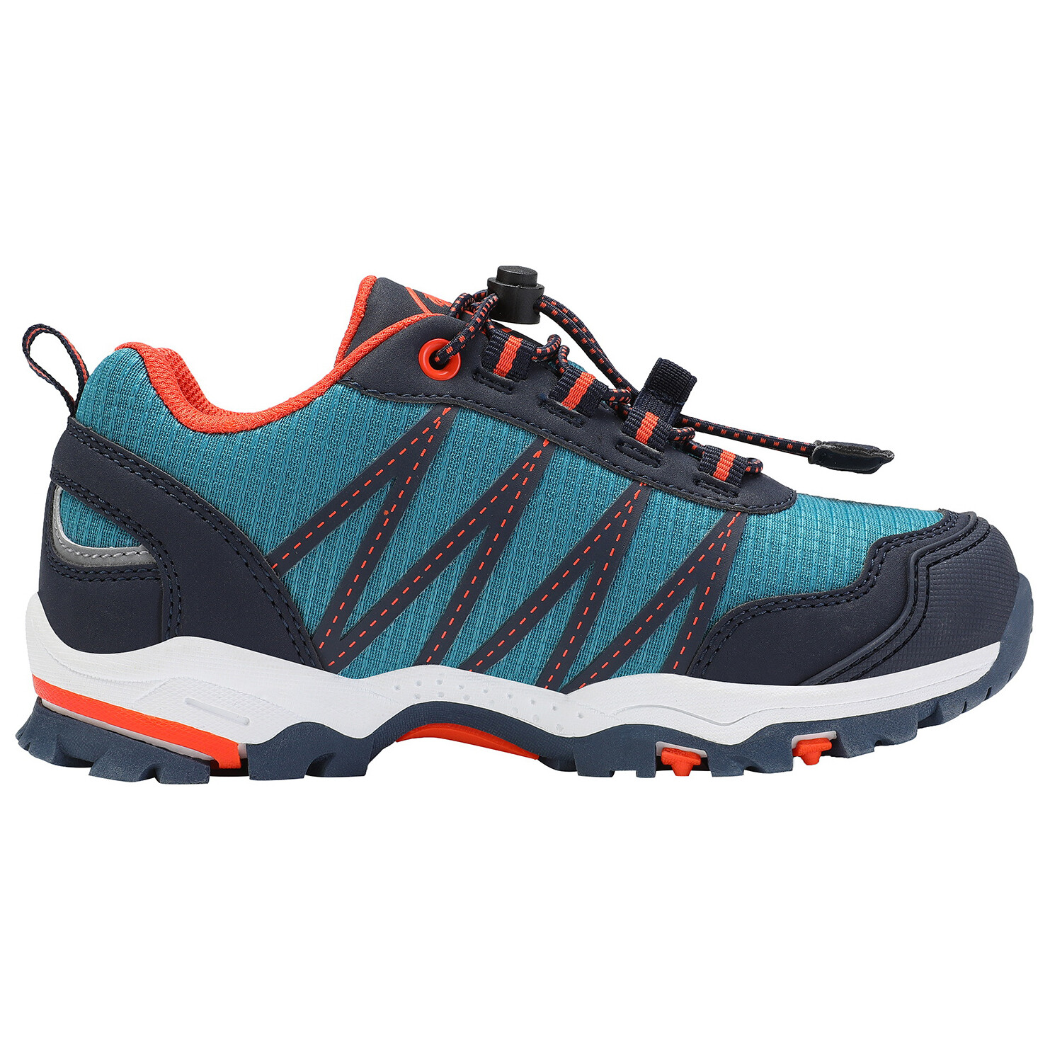 

Мультиспортивная обувь Trollkids Kids Trolltunga Hiker Low, цвет Atlantic Blue/Dark Navy/Glow Orange