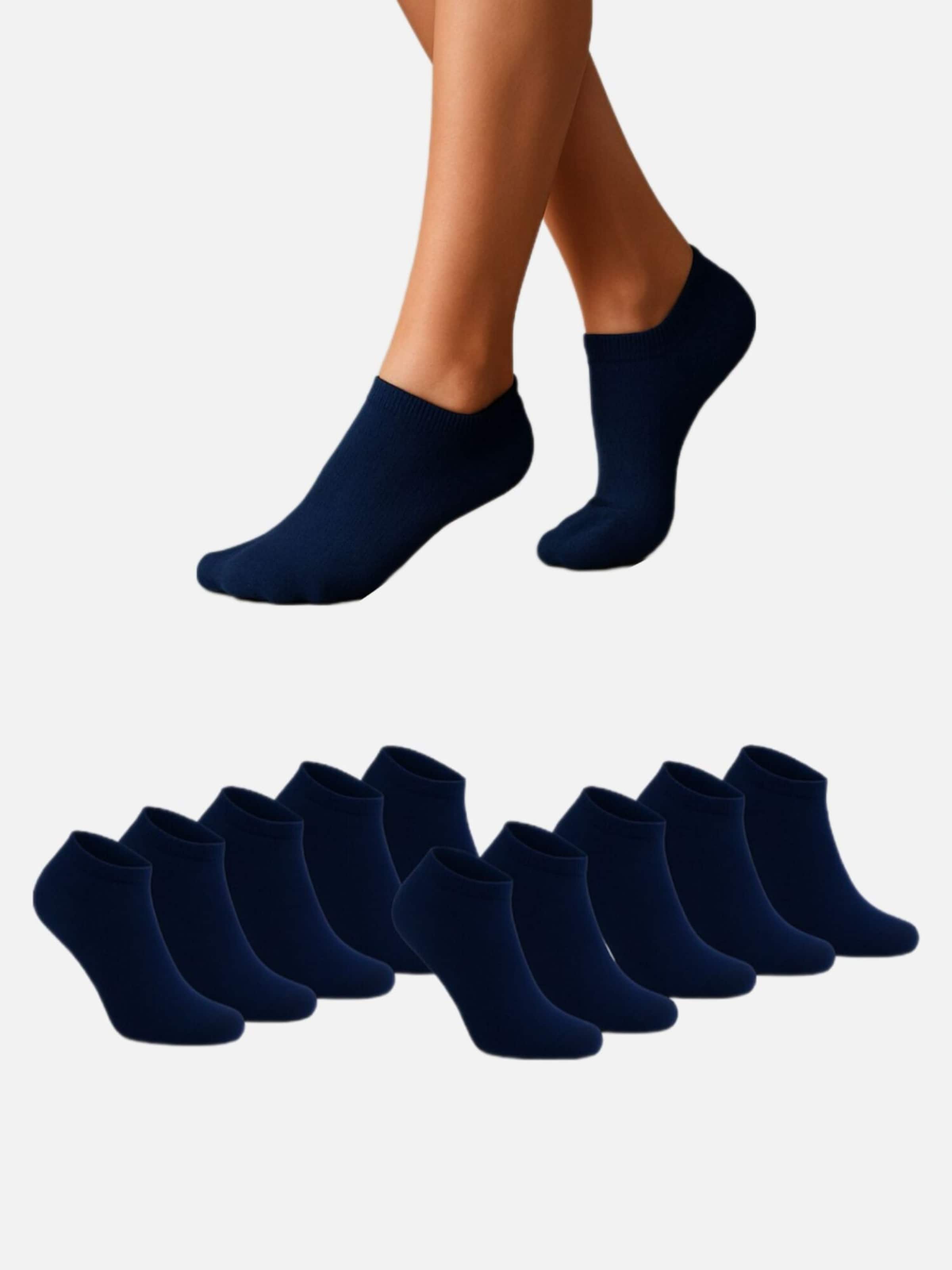 

NERS Носки до щиколотки 'Nida' в темно-синем цвете