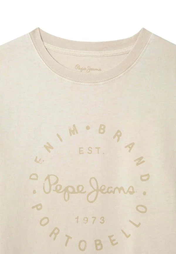 Базовая футболка с принтом Pepe Jeans, Stucco White — фото 3