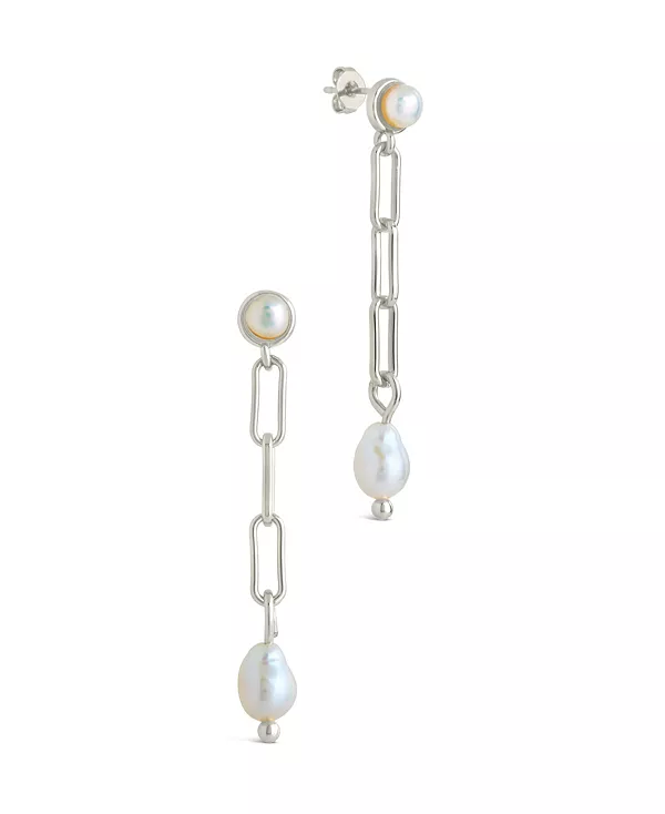 

Серьги-Подвески Fayelynn из перламутровой цепочки Sterling Forever, silver