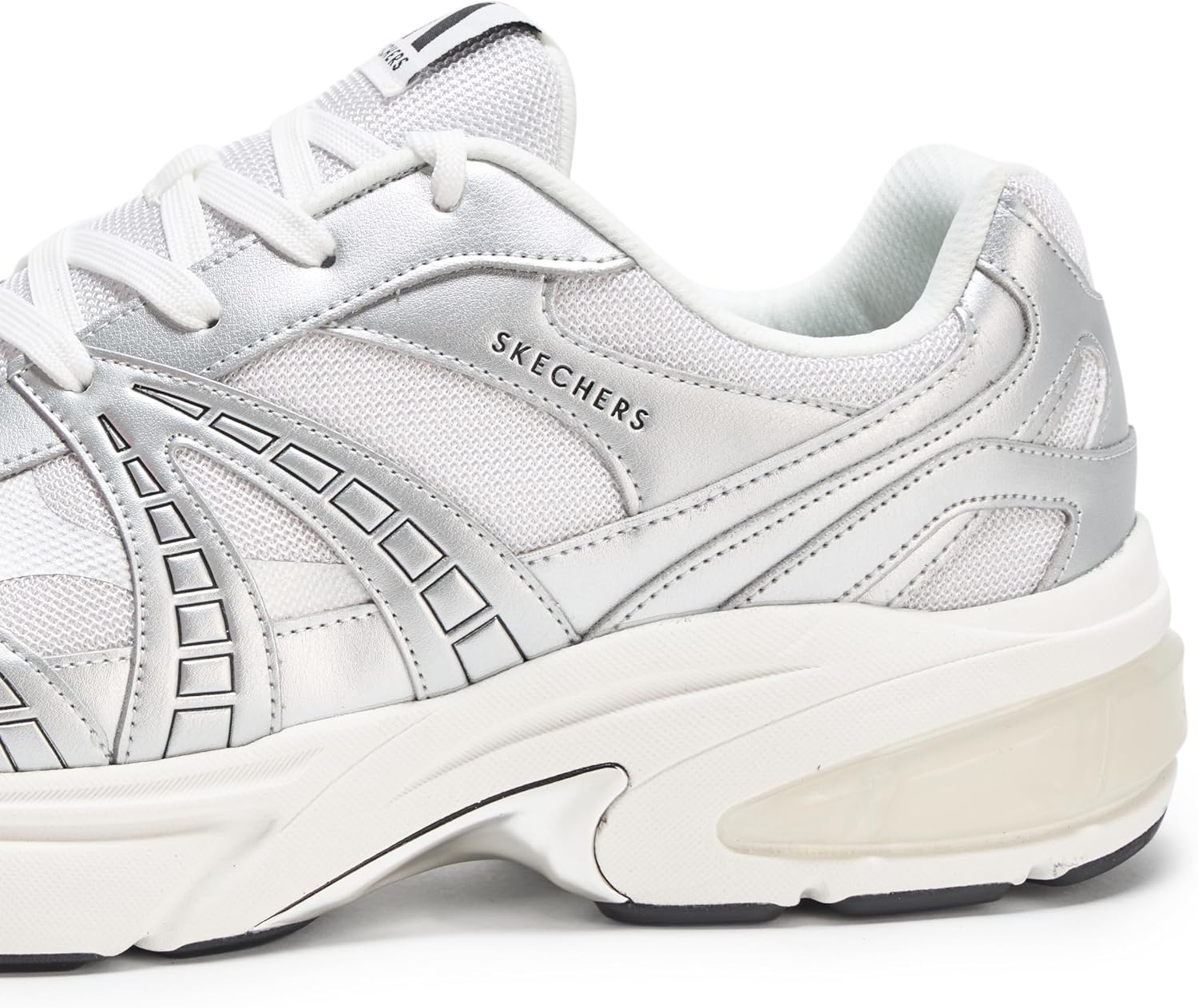 Мужские кроссовки Skechers Shadow - Stellar 90, серебро — фото 4