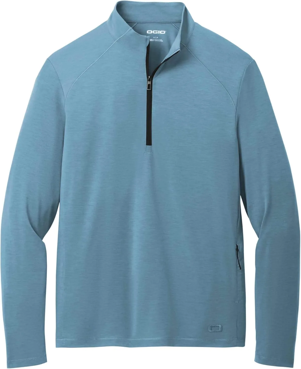 

Ogio Unisex Motion Quarter Zip — влагоотводящий спортивный топ с длинным рукавом