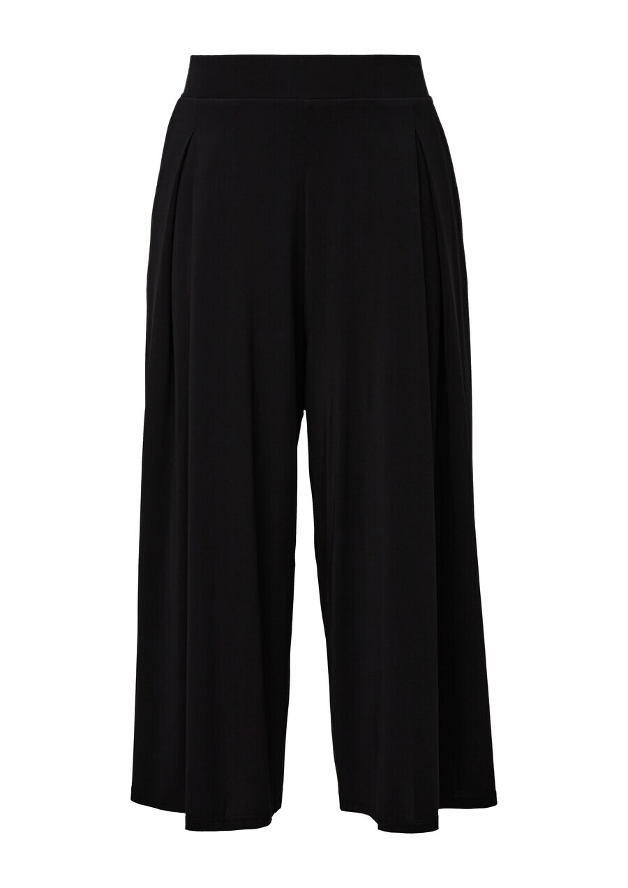 

Брюки-кюлоты s.Oliver BLACK LABEL Wide leg Pants, черный