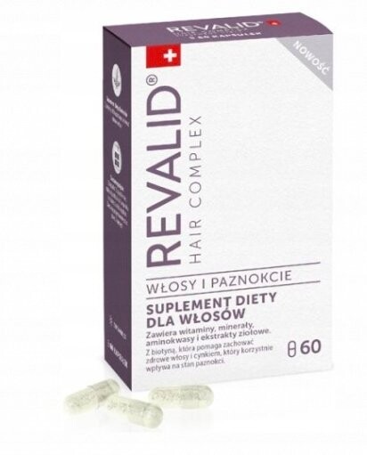 

Revalid Hair Complex, Добавка , 60 капсул. Ewopharma