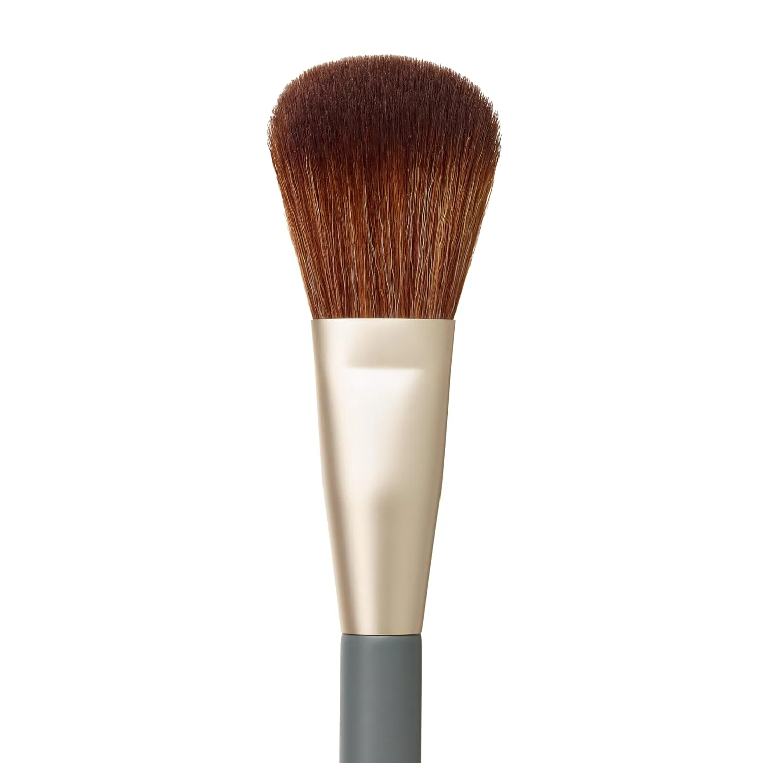 Jane Iredale Powder Complexion Brush, большая пушистая косметическая кисть для нанесения и растушевки пудры и бронзера, веган, cruelty free, Grey — фото 2