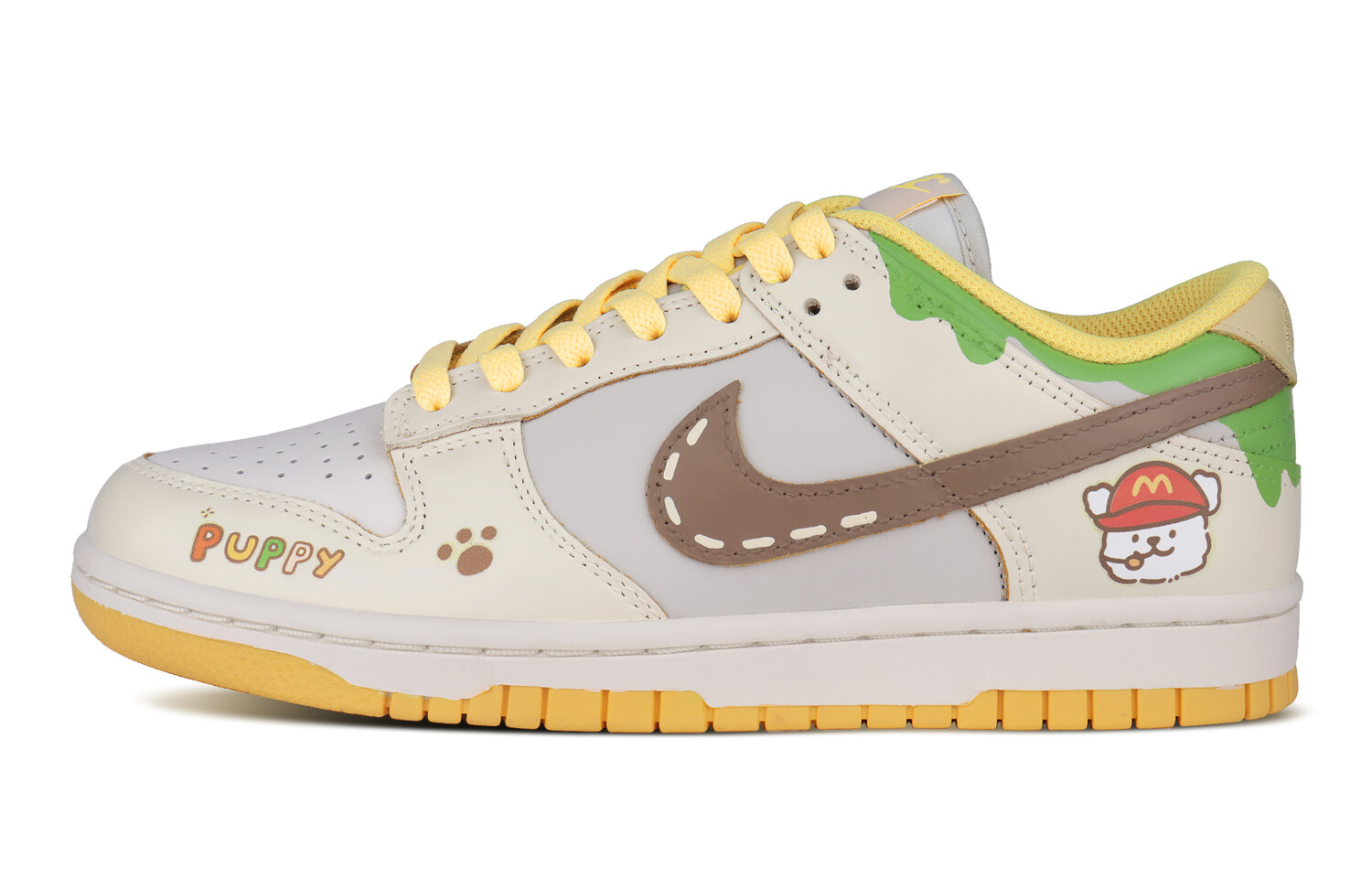 

Кроссовки Nike Dunk Skateboarding Shoes Women's Low-top Gray, цвет Off White
