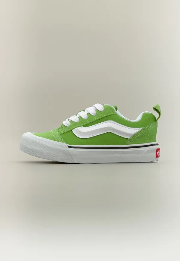 Кеды Knu skool skate shoes Vans, лаймовый всплеск