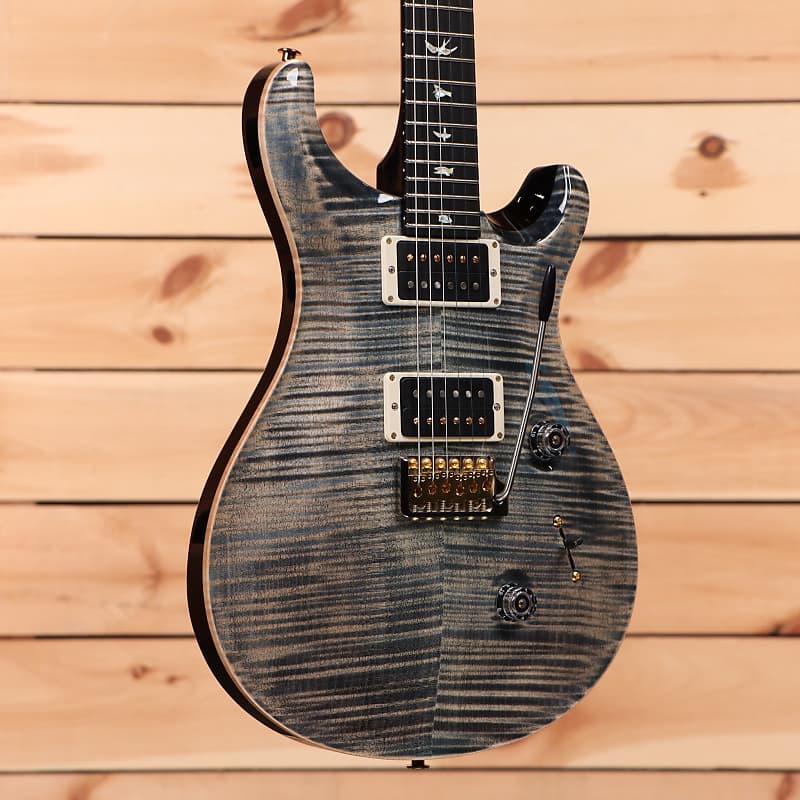 

Электрогитара Paul Reed Smith Custom 24 10 Top - Faded Whale Blue - 23 0360530 - PLEK'd