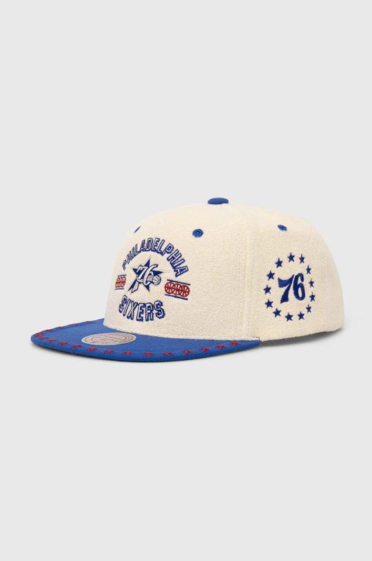 

Бейсбольная кепка Philadelphia 76ERS Mitchell&Ness, бежевый