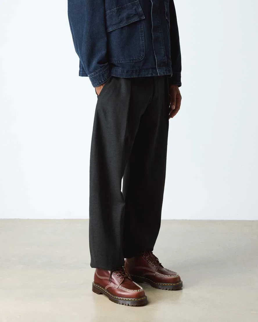 Кожаные сапоги-ботфорты Lowell Chukka с мокасиновым носком Dr Martens, черный — фото 2