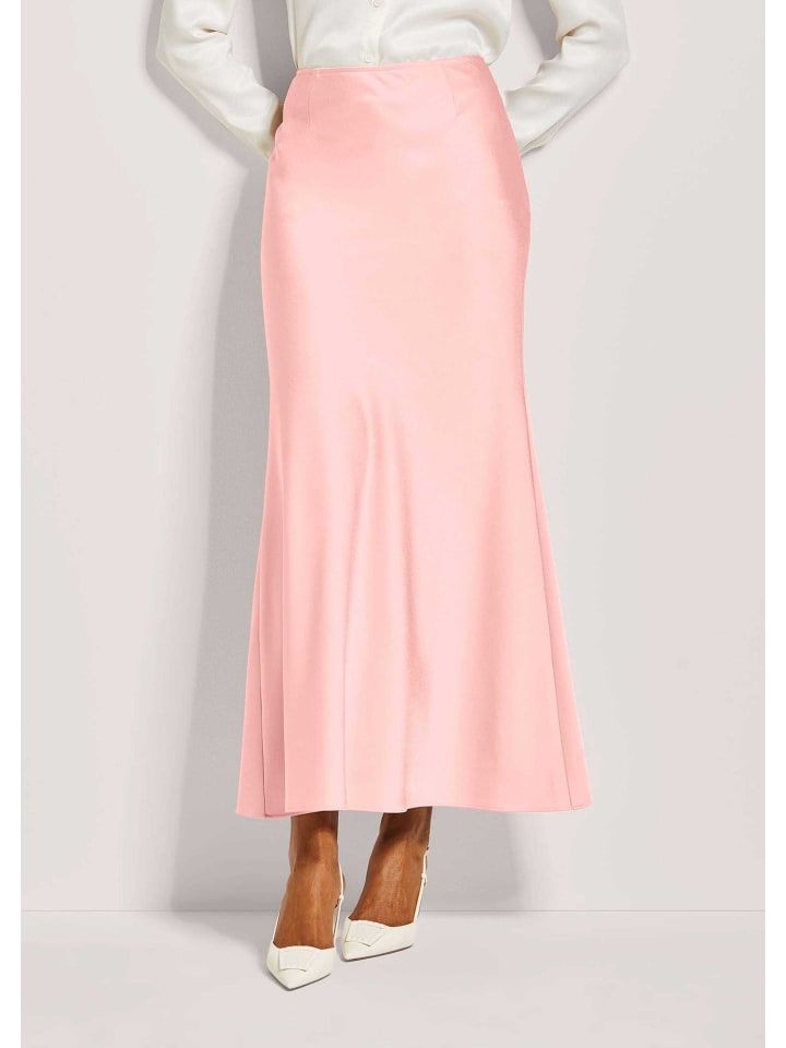 

MADELEINE Элегантная длинная юбка для торжественных случаев нежно-розового цвета