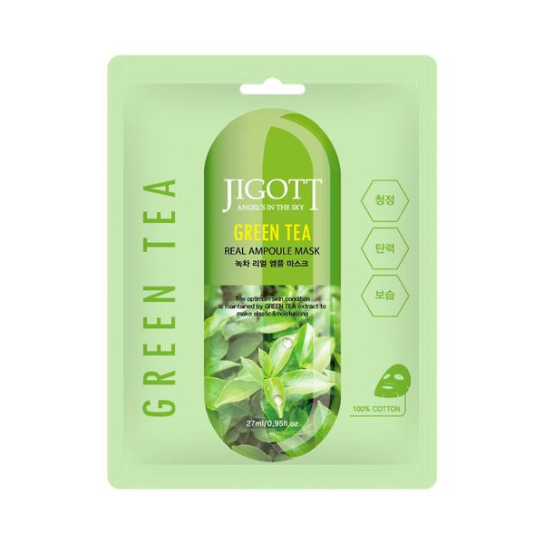

Тканевая маска для лица, 1 шт. Jigott Green tea