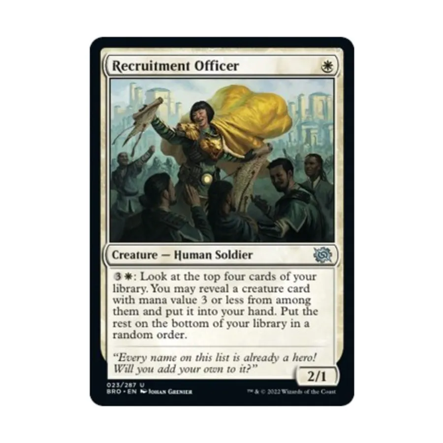 

CCG Сотрудник по подбору персонала (U), MTG - The Brothers War