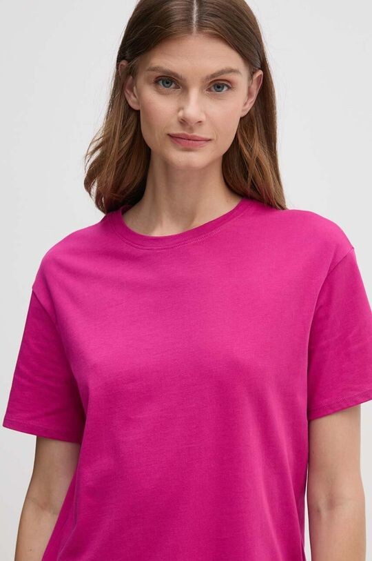 

Хлопковая футболка United Colors of Benetton, розовый