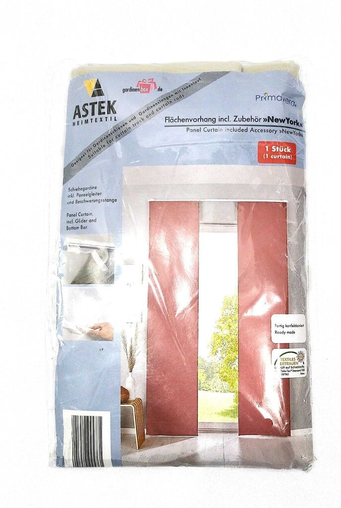 

Панельная штора ASTEK Heimtextil 225x60см 100% полиэстер 1 шт. бежевый