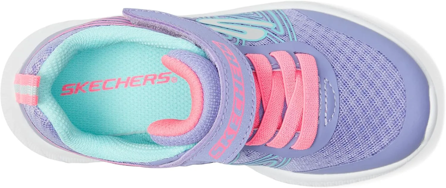 Детские кроссовки Skechers Microspec Plus-Swirl Sweet, мультиколор — фото 3