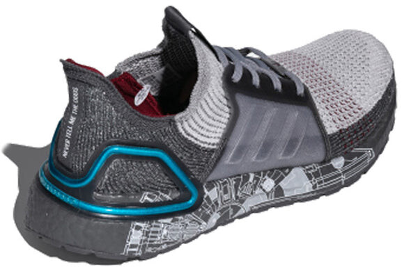 Кроссовки star wars x ultraboost 19 Adidas, серый — фото 3