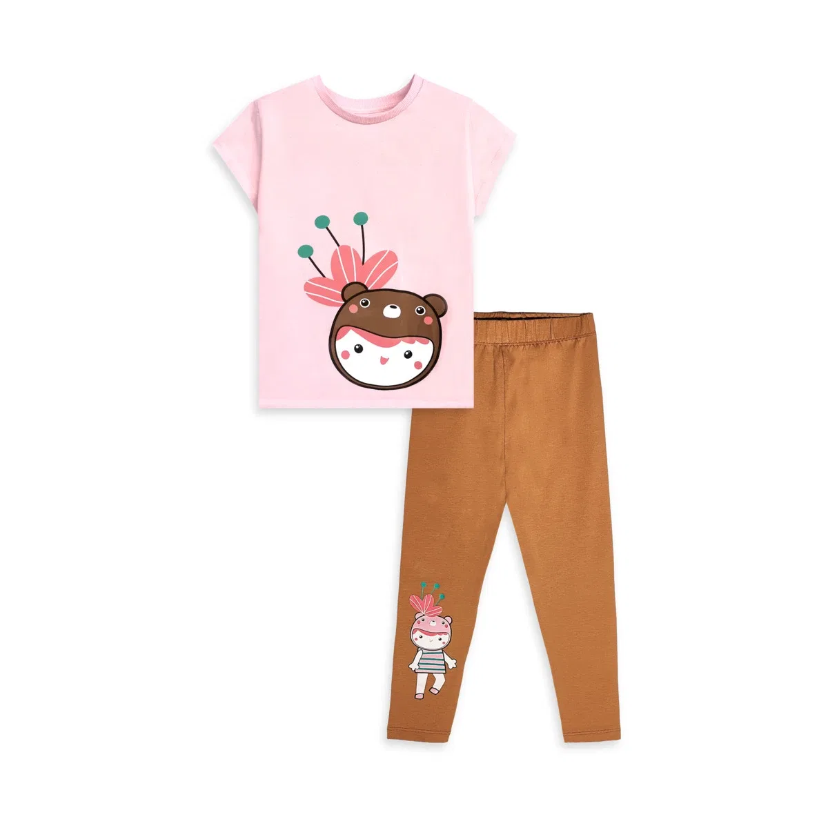 Набор из 2 предметов Teddy Bear Denokids, розовый