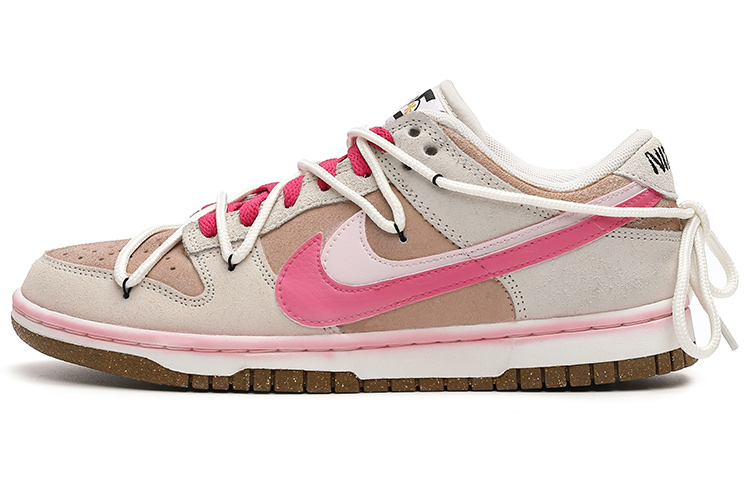 

Кроссовки Nike Dunk Skateboard Shoes Women's Low-Top Brown/Pink