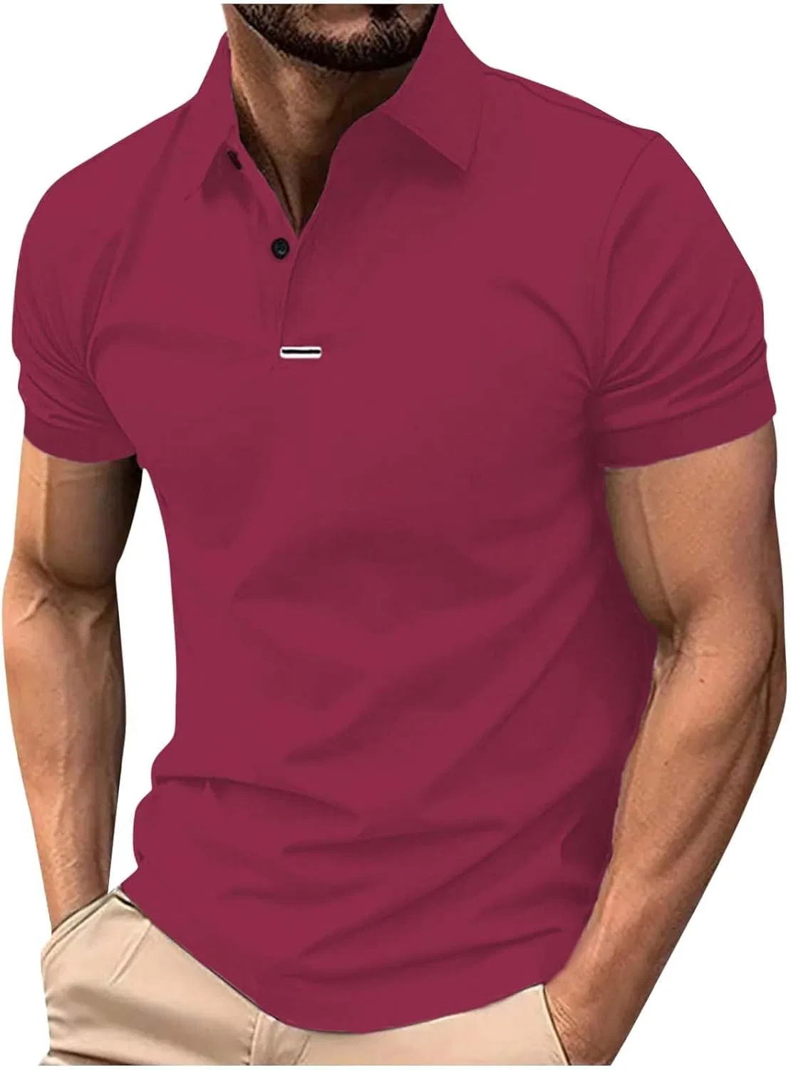 Мужское поло Active Shirts & Tees, Regular Fit, Wine