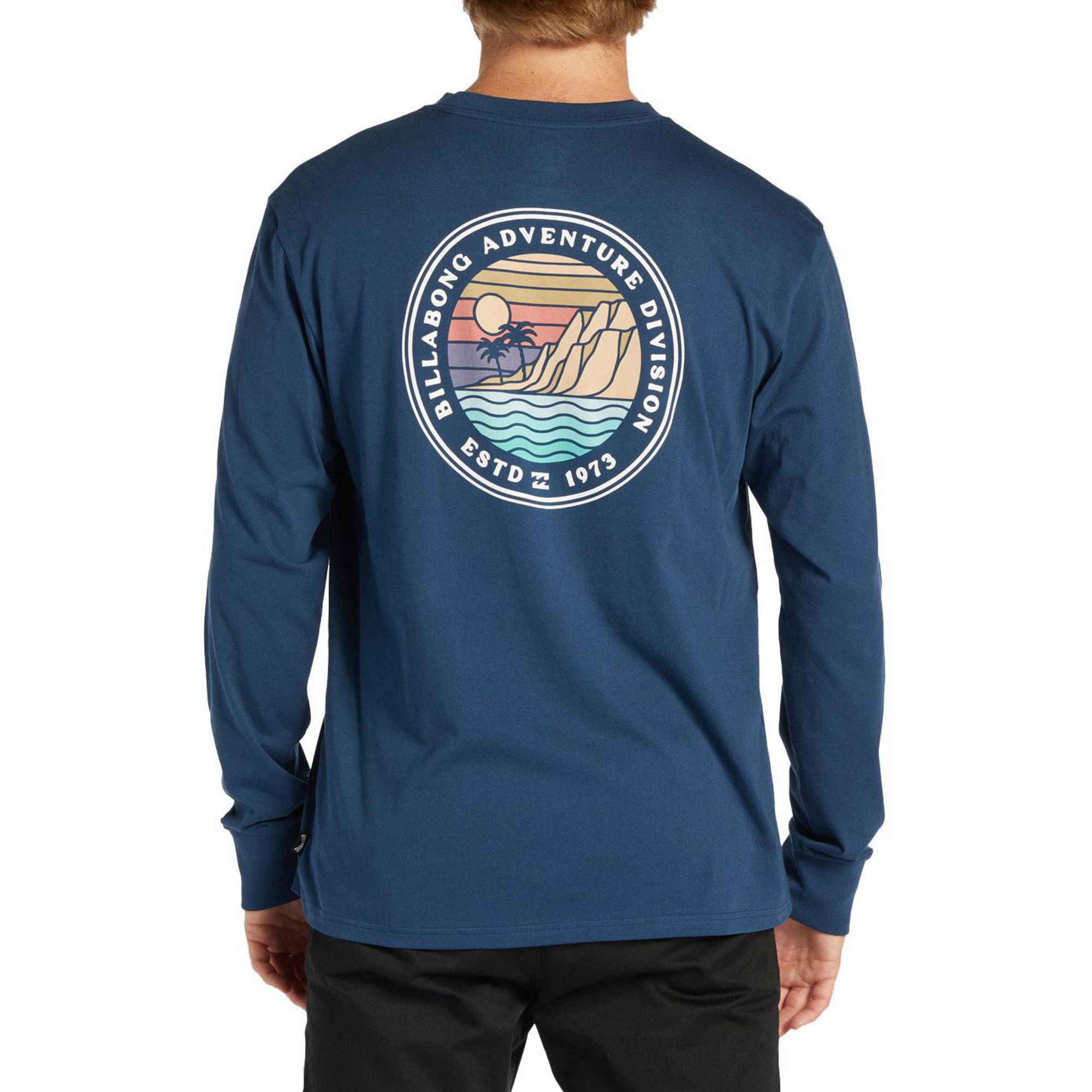 

Мужская футболка с длинным рукавом "Rockies" Billabong, Dark Blue, Синий, Мужская футболка с длинным рукавом "Rockies" Billabong, Dark Blue