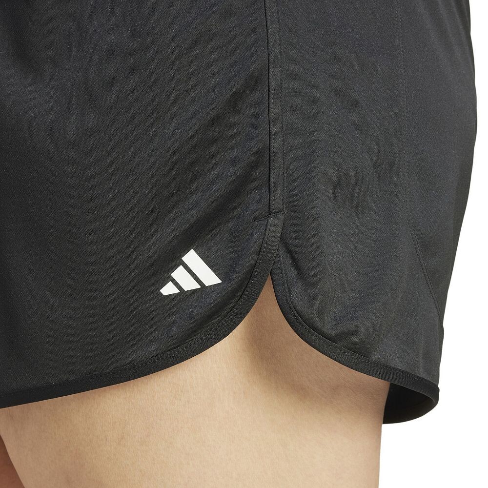Трикотажные шорты adidas Pacer Essentials больших размеров с высокой посадкой Adidas, черный — фото 3