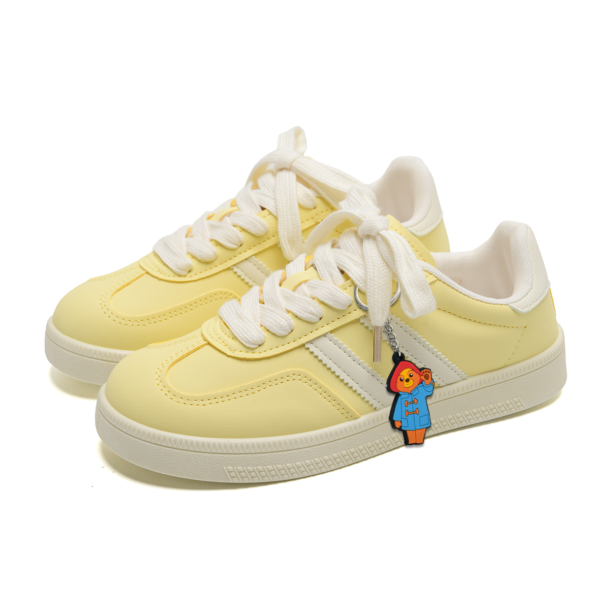 

Paddington Bears Износостойкие и легкие низкие скейтерские кеды унисекс Custard Bag с пряжкой в виде медвежонка Паддингтона, цвет Custard Bag (Comes with Paddington Bear Buckle)
