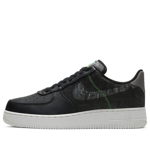 

Кроссовки air force 1 '07 lv8 'recycled wool pack - black electric green' Nike, черный