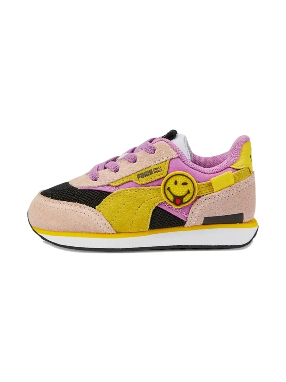 Кроссовки Future Rider из коллаборации с SmileyWorld Puma Kids, розовый — фото 2
