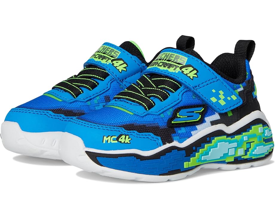 

Кроссовки SKECHERS KIDS Mega Scene 402162N, цвет Black/Blue/Lime