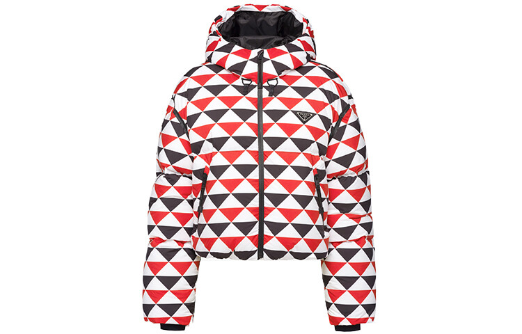 

Пуховик женский красный Prada