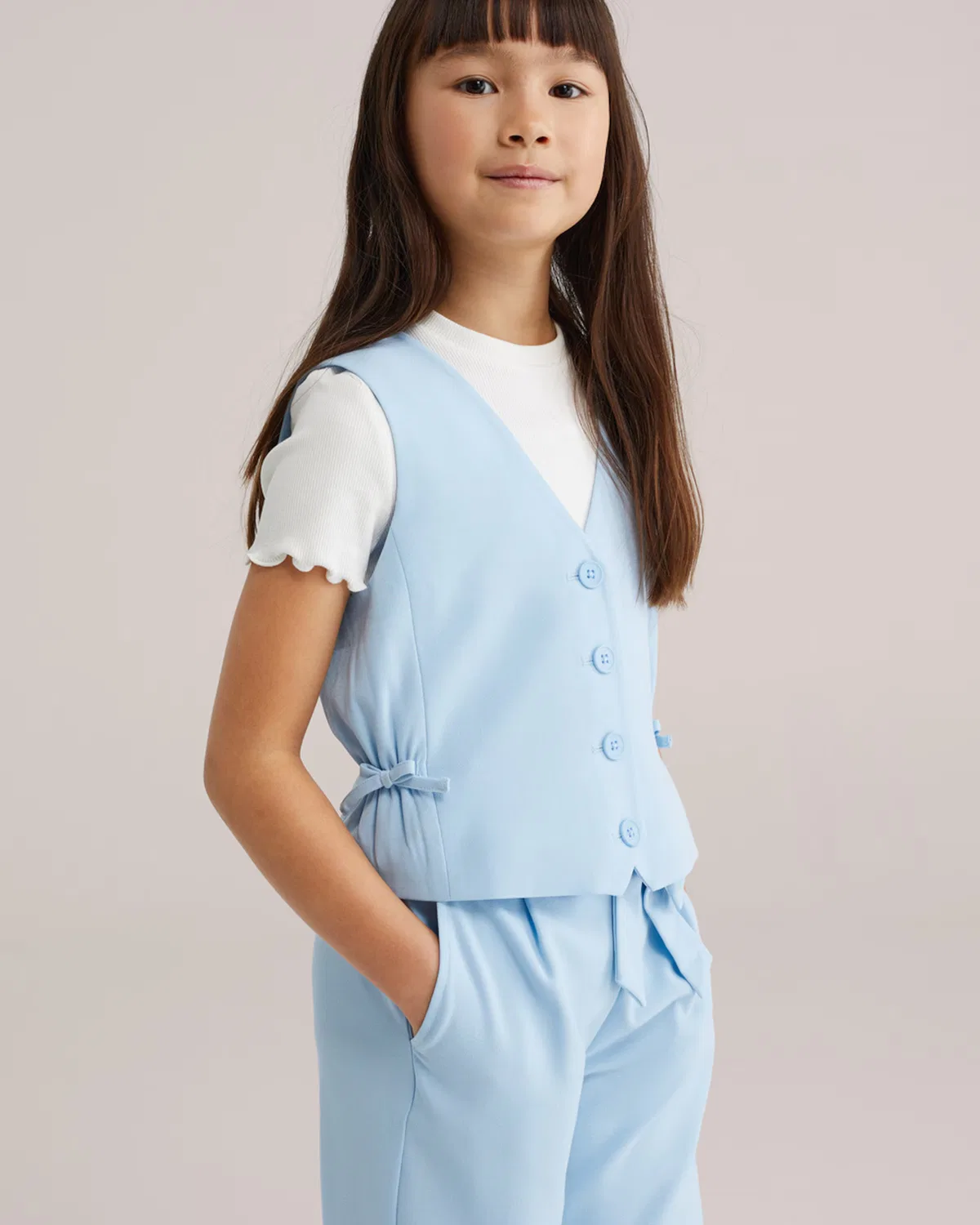 Жилет We Fashion, Light Blue — фото 3