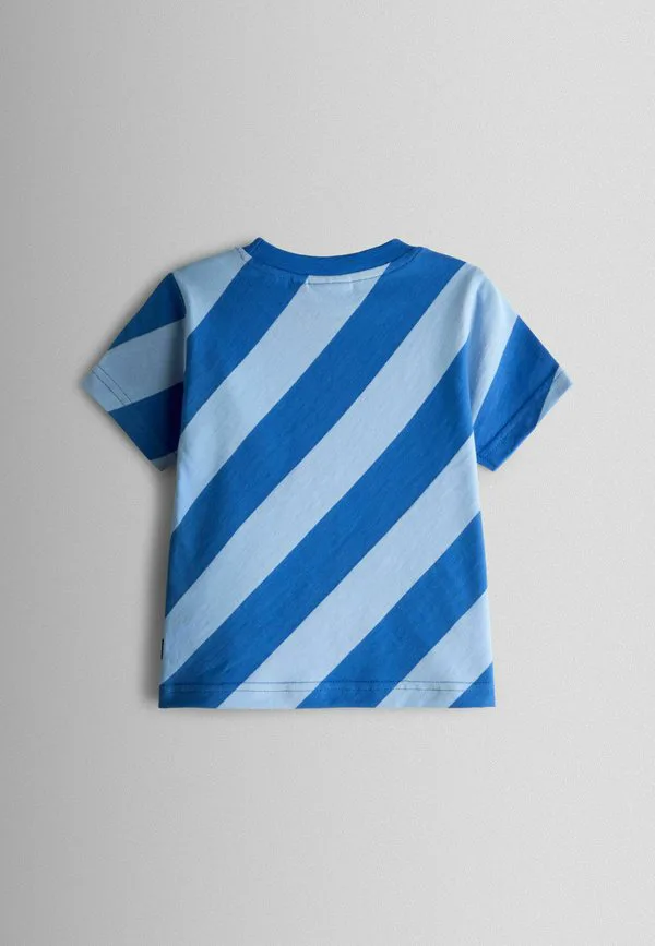 Футболка с аппликацией в стиле сафари stay wild, стандартного кроя. Jojo Maman Bébé, Blue — фото 2