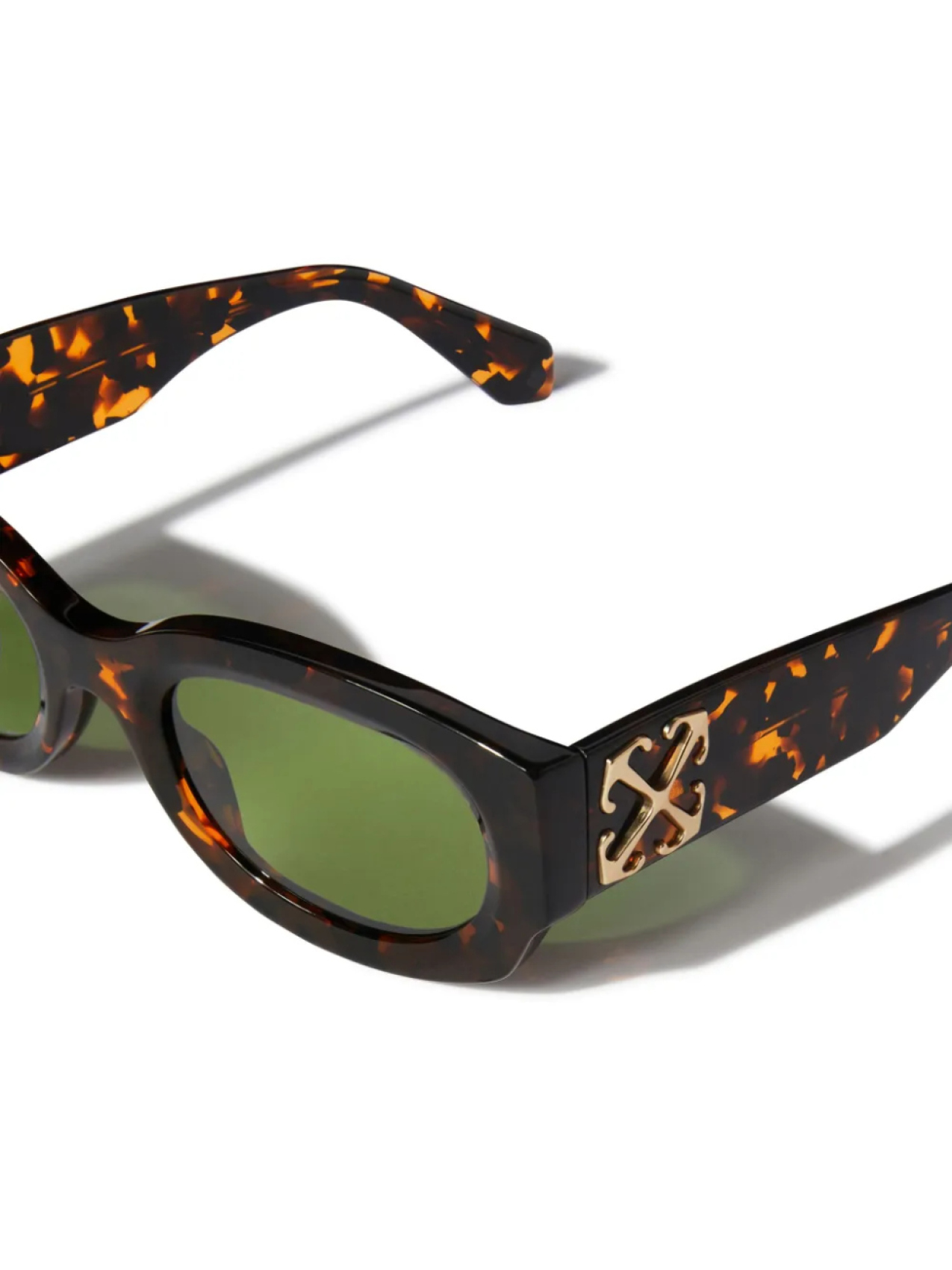 Off-White Eyewear солнцезащитные очки Palmer, коричневый — фото 2