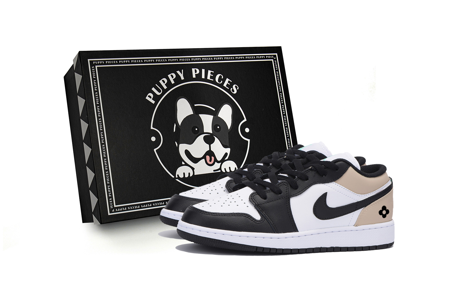 

Jordan Баскетбольные кроссовки Air 1 Low Top Vintage, мужские, белые, коричневые