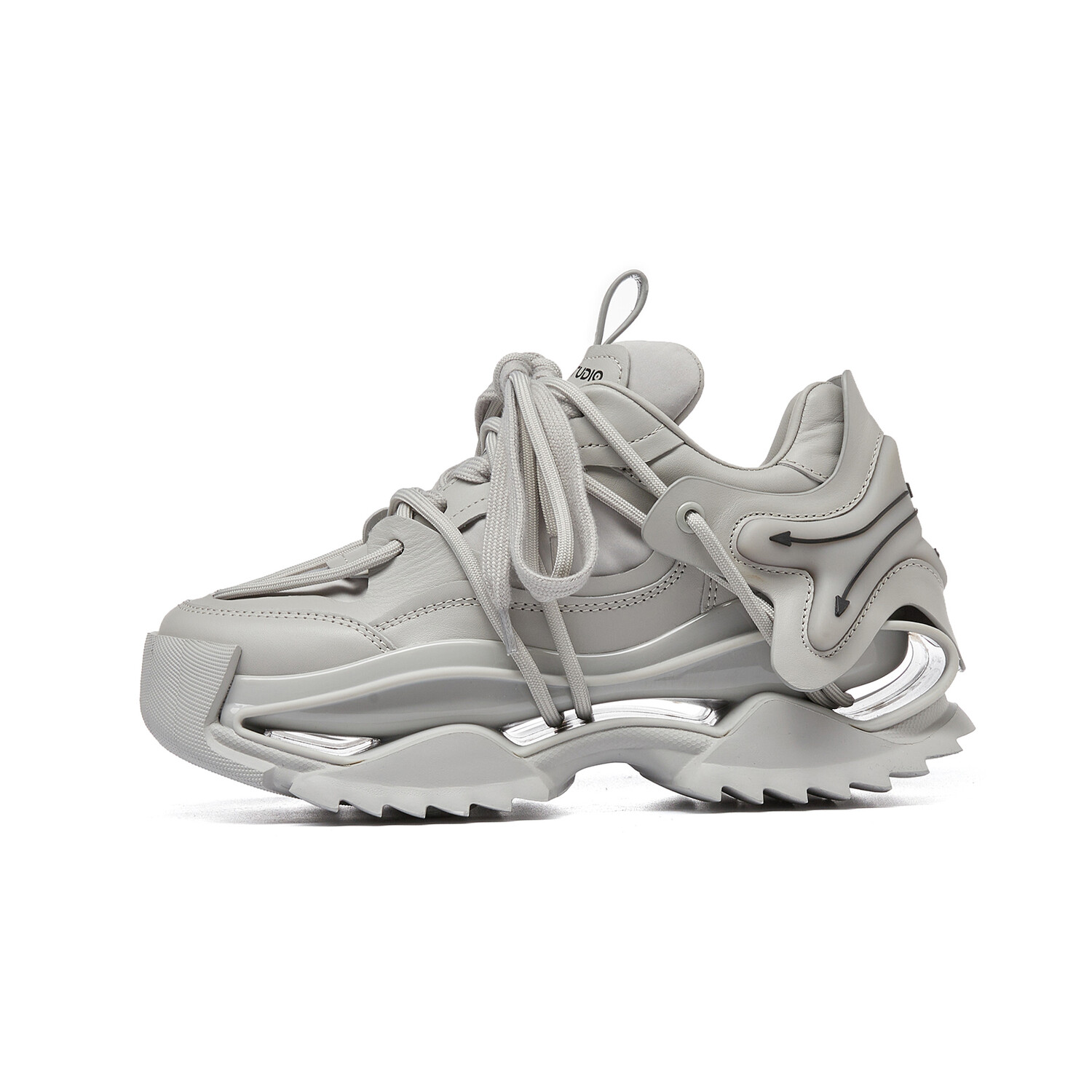 

Кроссовки LEECAT STUDIO Chunky Sneakers Women's Low-top, серый