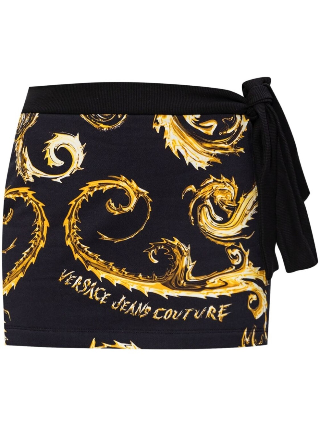 

Юбка с принтом «Барокко» Versace Jeans Couture, черный