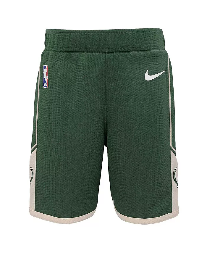 

Детские шорты-реплика Milwaukee Bucks Icon, цвет hunter green Nike