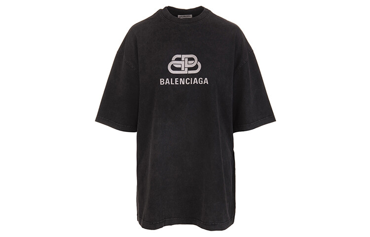 

Футболка женская Balenciaga с логотипом, черный