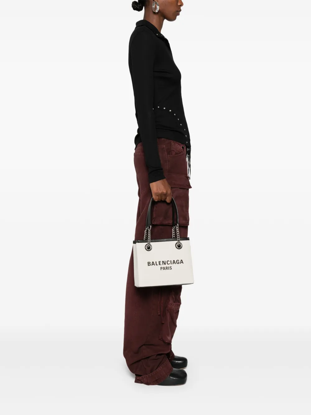 Маленькая сумка-тоут Duty Free BALENCIAGA, нейтральный — фото 2