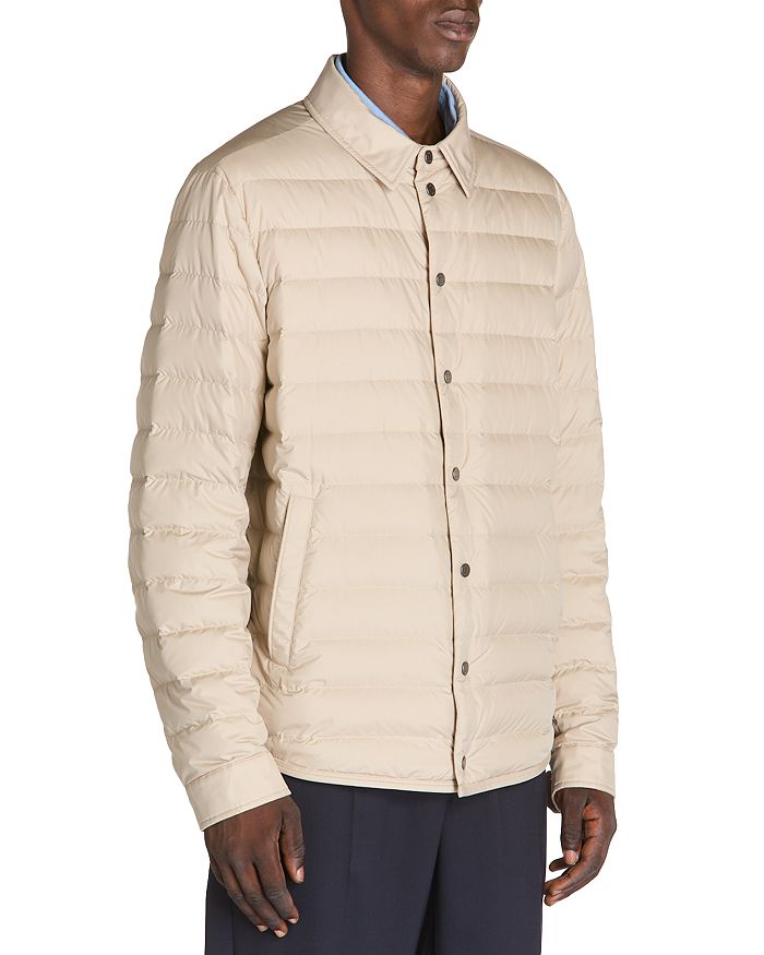 

Куртка-рубашка Bourdon с стёганой отделкой Moncler, коричневый/бежевый