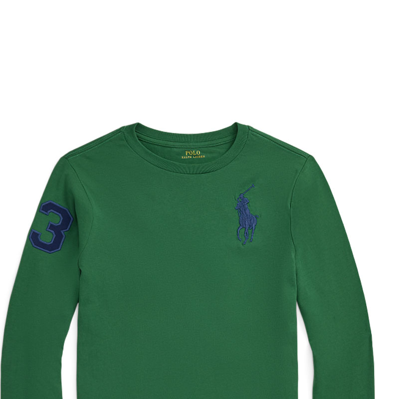 

Футболка SS24 зеленая детская Polo Ralph Lauren