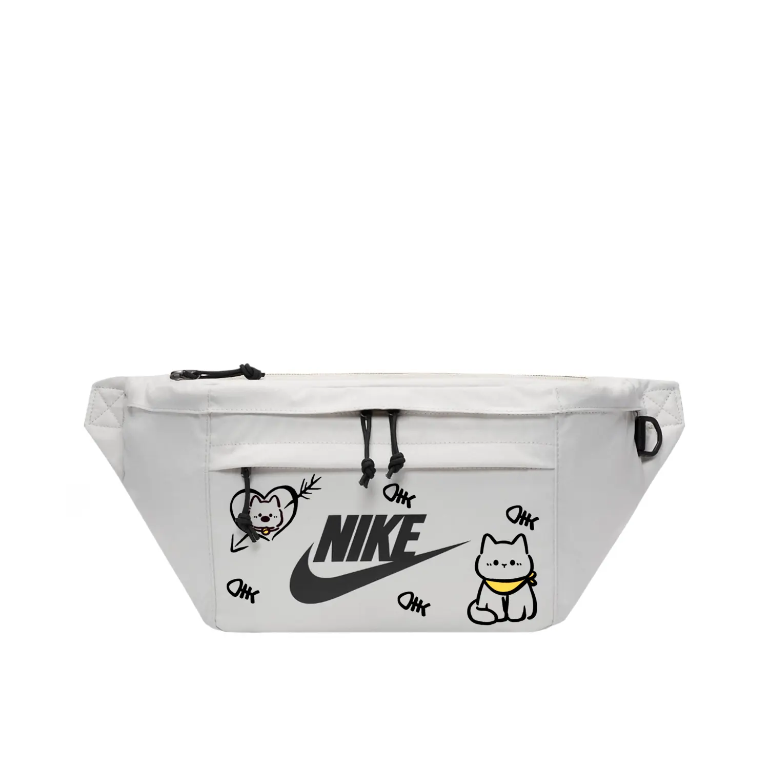 

Nike Унисекс поясная сумка ручной работы с принтом в стиле стритвир, Couple's, Xiu Cat