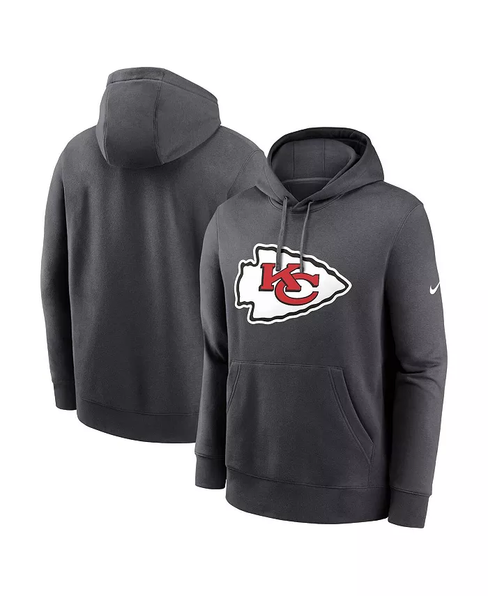 

Мужской антрацитовый худи с клубным логотипом Kansas City Chiefs Nike