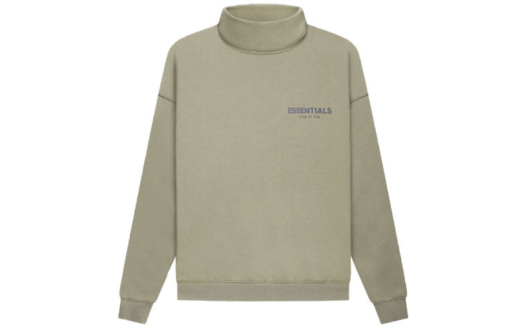 Спортивная толстовка Fear of God Essentials FW21 Pullover Mock Neck Sweatshirt 'Pistachio' FOG-FW21-010, зеленый — фото 2