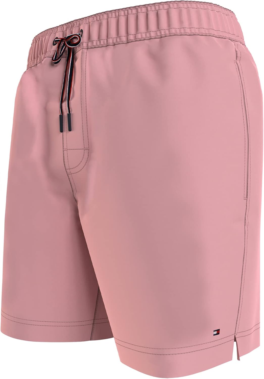 Мужские плавки Tommy Hilfiger Big & Tall с логотипом, 7 дюймов, быстросохнущие, Glacier Pink — фото 3