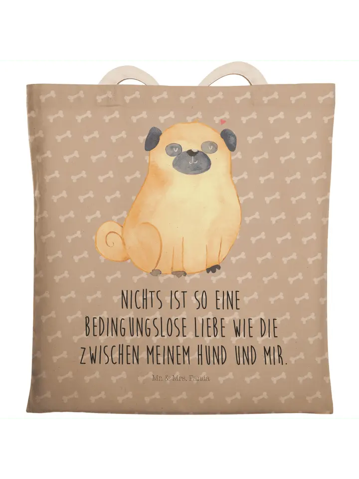 

Шоппер Mr. & Mrs. Panda, цвет hundeglück