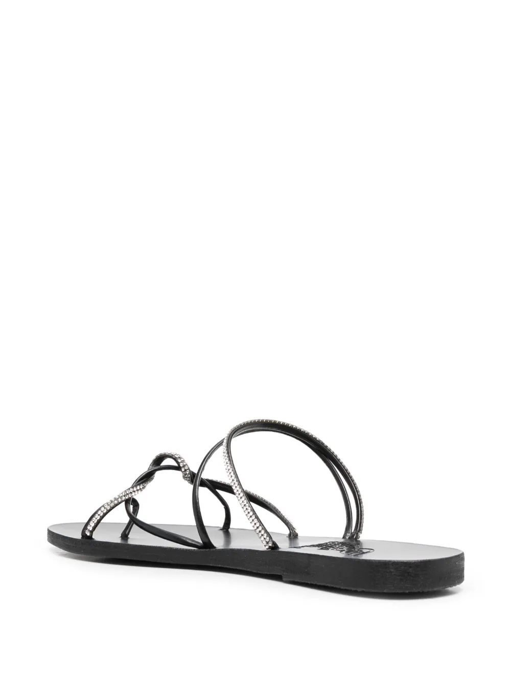 Шлепанцы Fantasia с кристаллами Ancient Greek Sandals, черный — фото 3